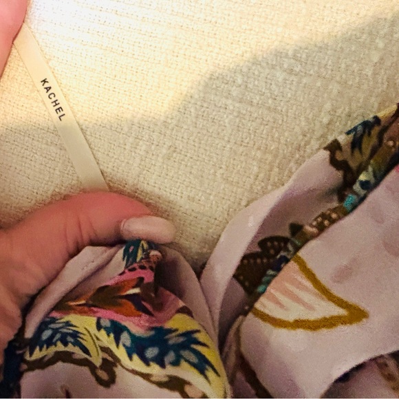 Kachel x Anthropologie Pink Floral Maxi Dress  Women’s Size 12 Pink Floral - Picture 4 of 5